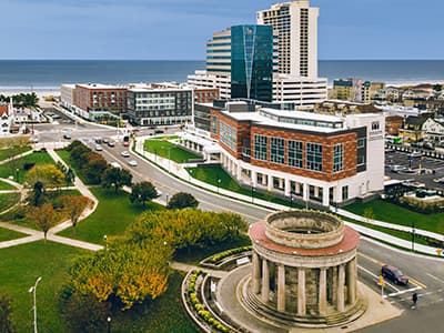 The Stockton University campus