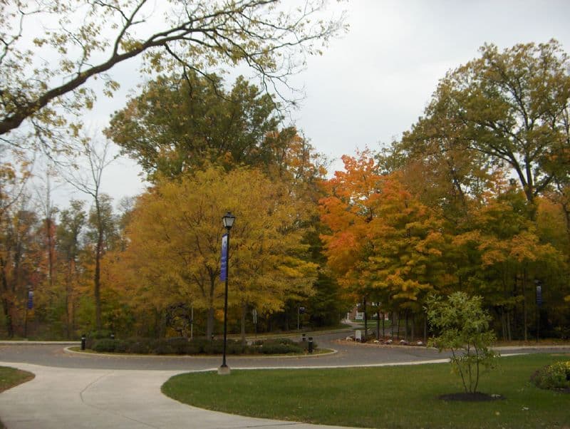 The Bluffton University campus