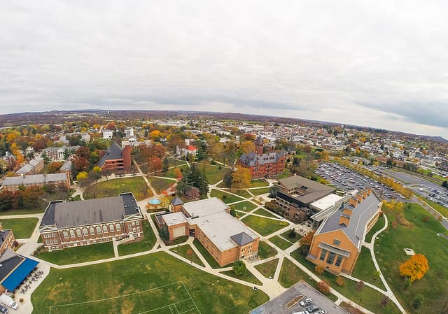 The Gettysburg College campus