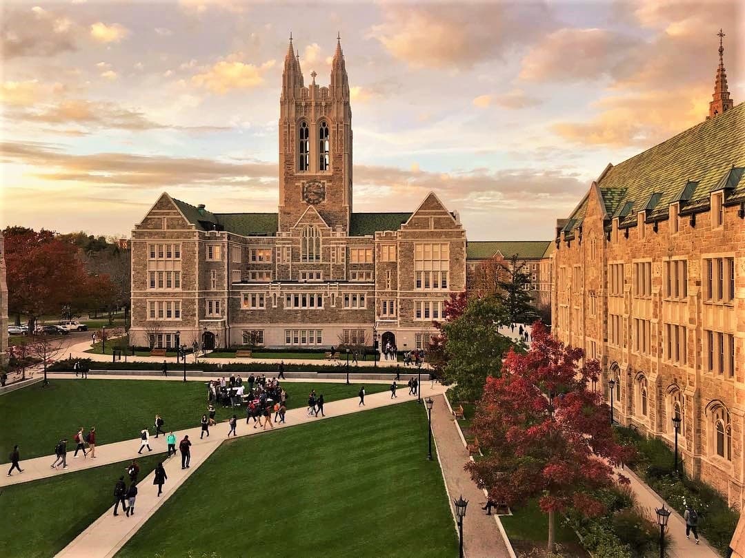 The Boston University campus
