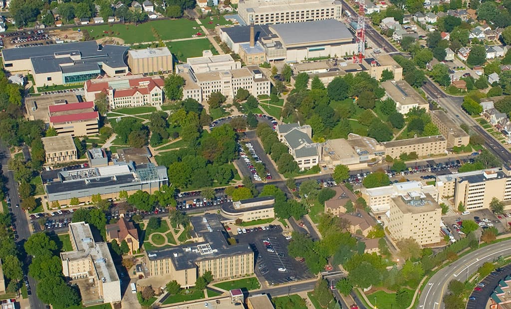 The Bradley University campus