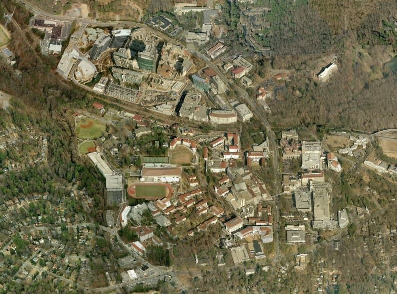 The Emory University campus