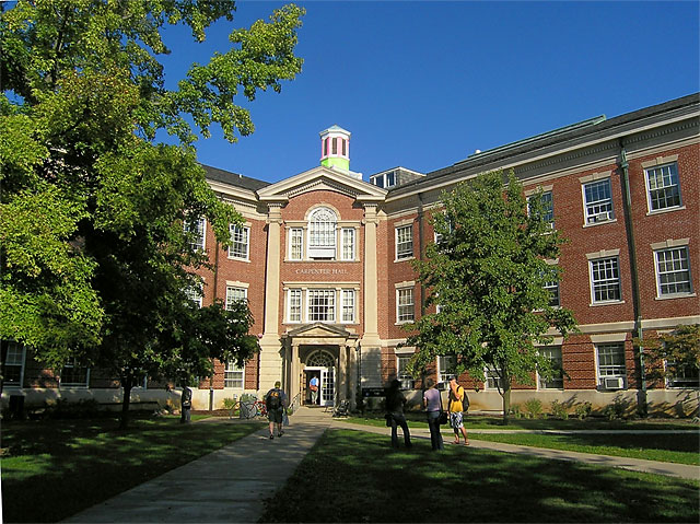 The Earlham College campus