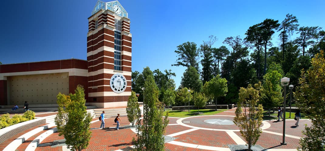 The East Carolina University campus