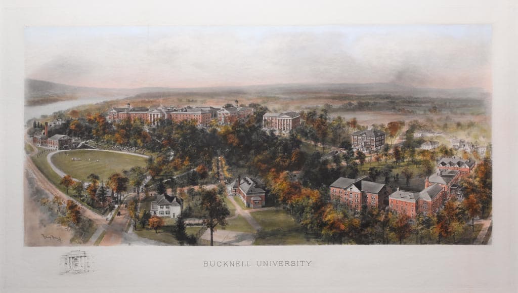 The Bucknell University campus
