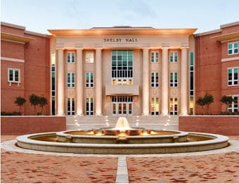 The University of South Alabama campus
