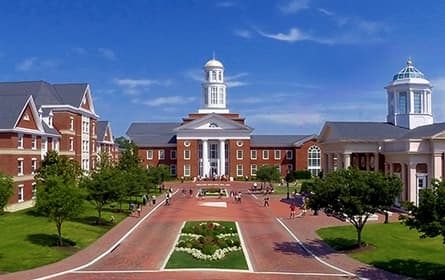 The Christopher Newport University campus