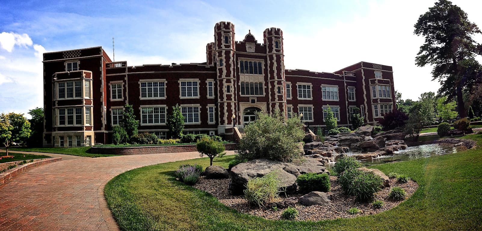 The Kansas Wesleyan University campus