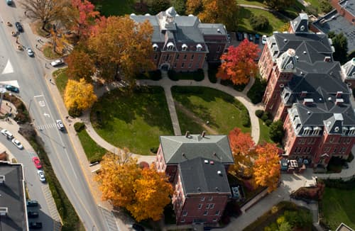 The West Virginia University campus