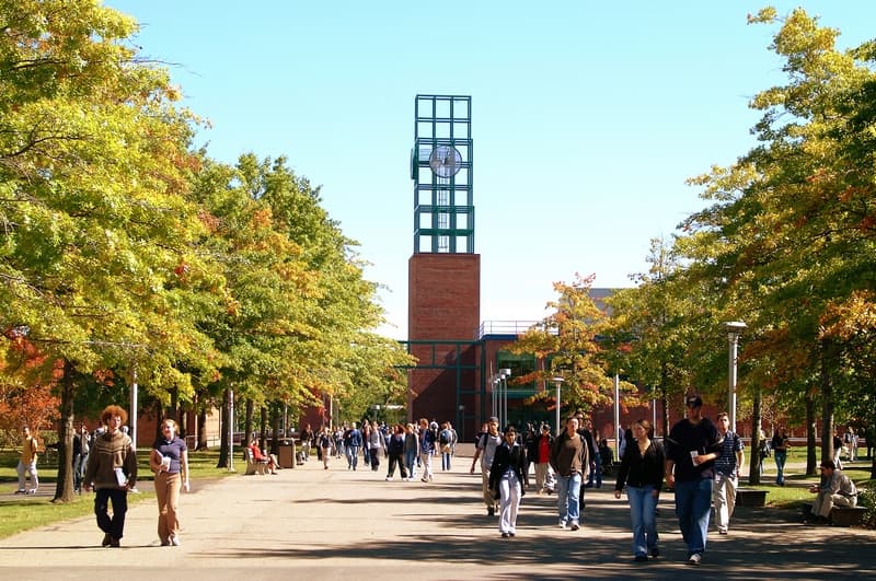 The Binghamton University campus