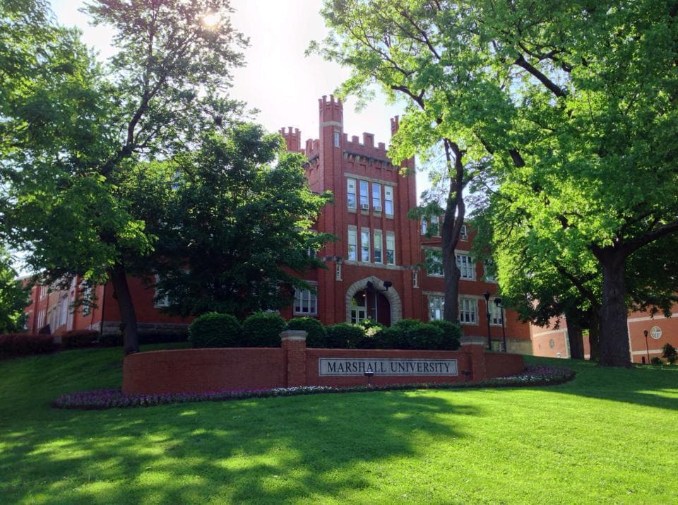 The Marshall University campus