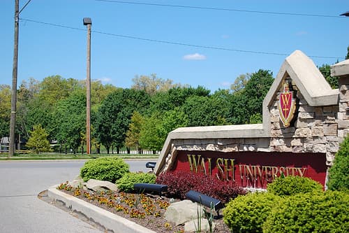 The Walsh University campus