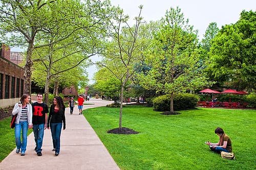 The Rutgers campus