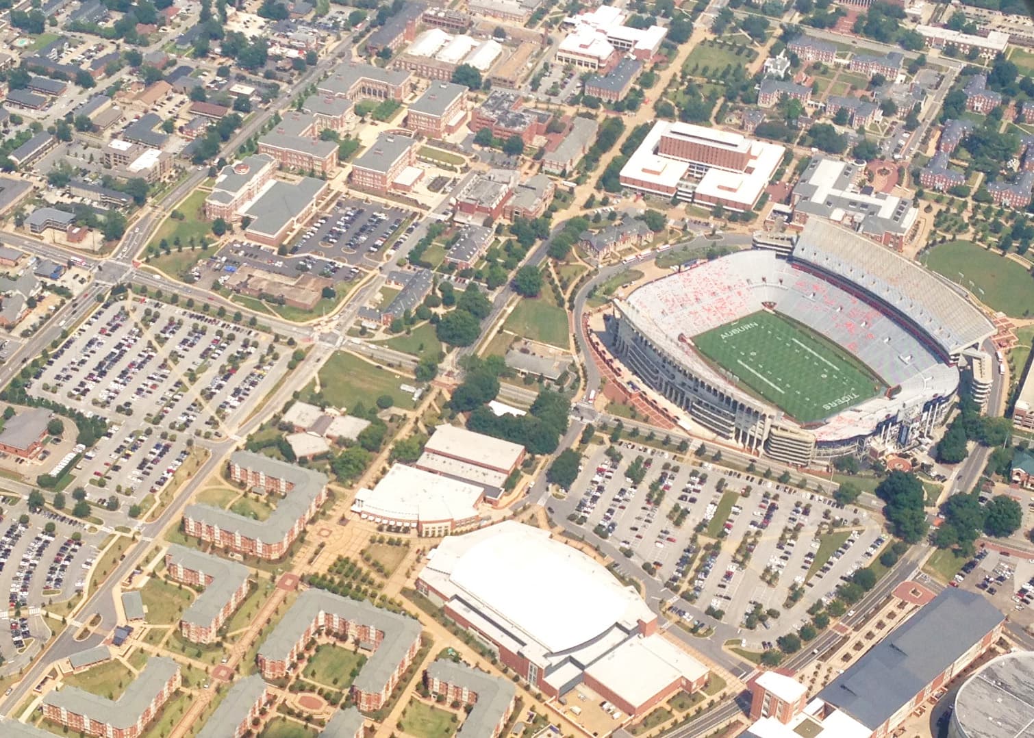 The Auburn University campus