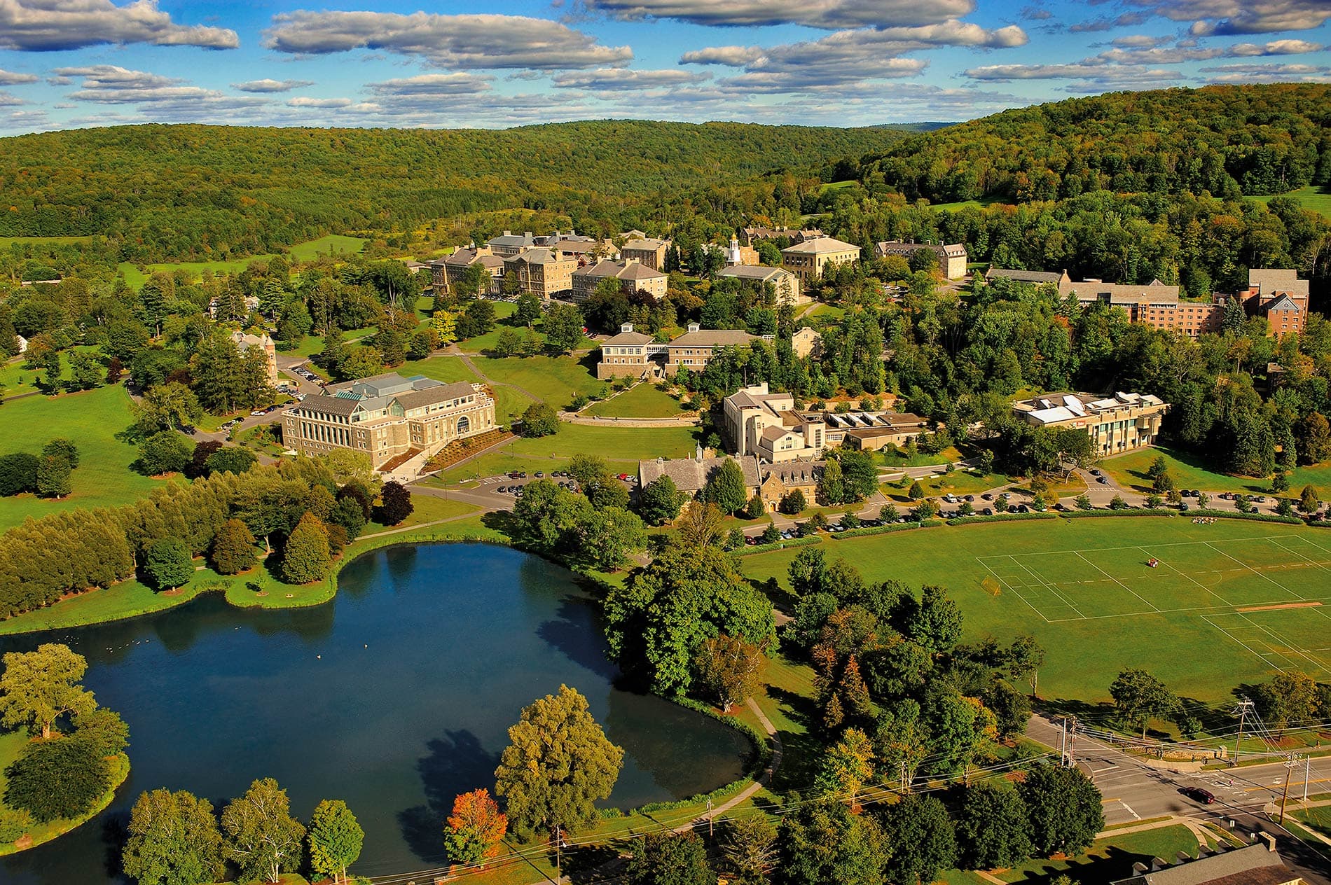 The Colgate University campus