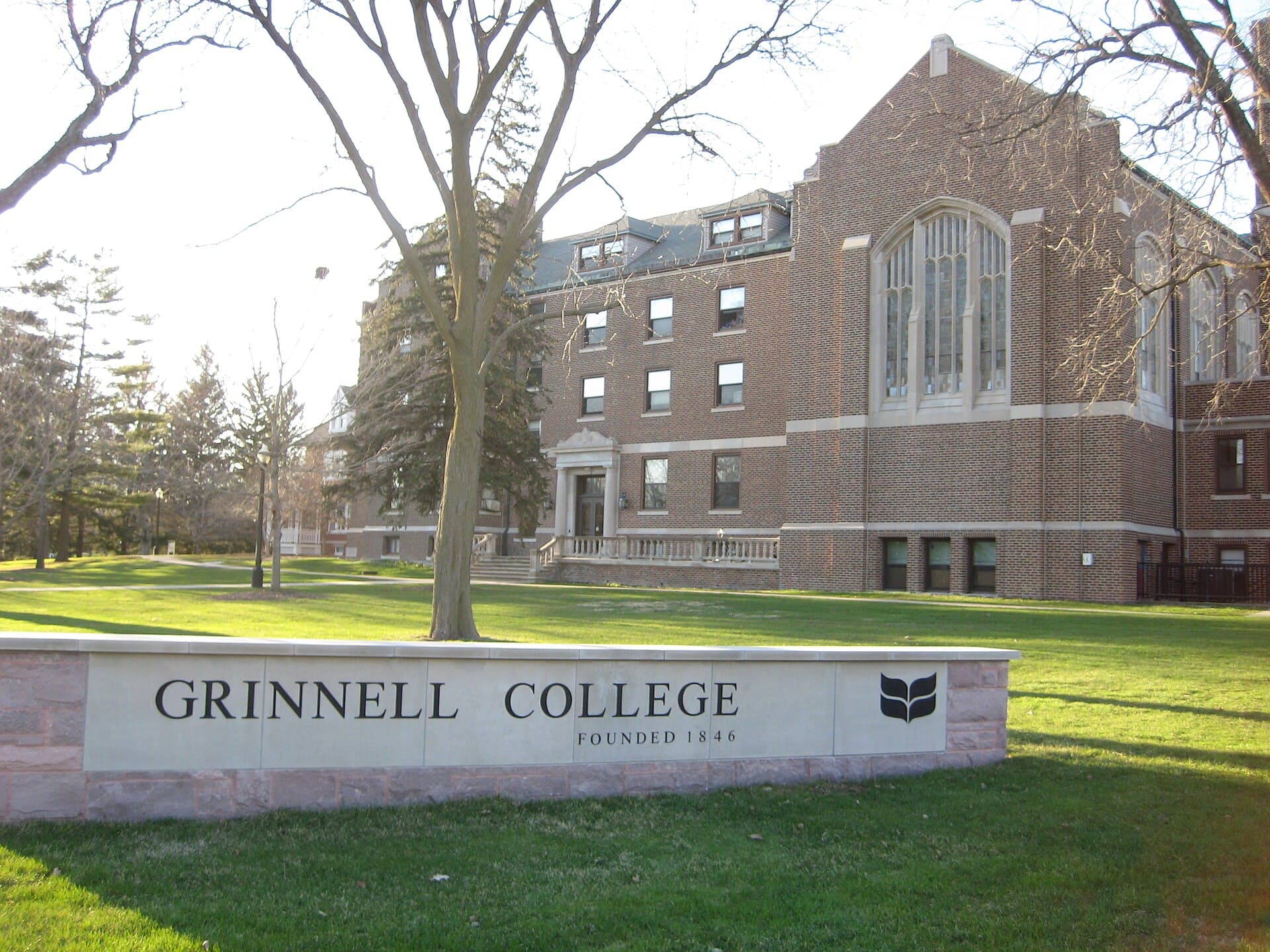 The Grinnell College campus