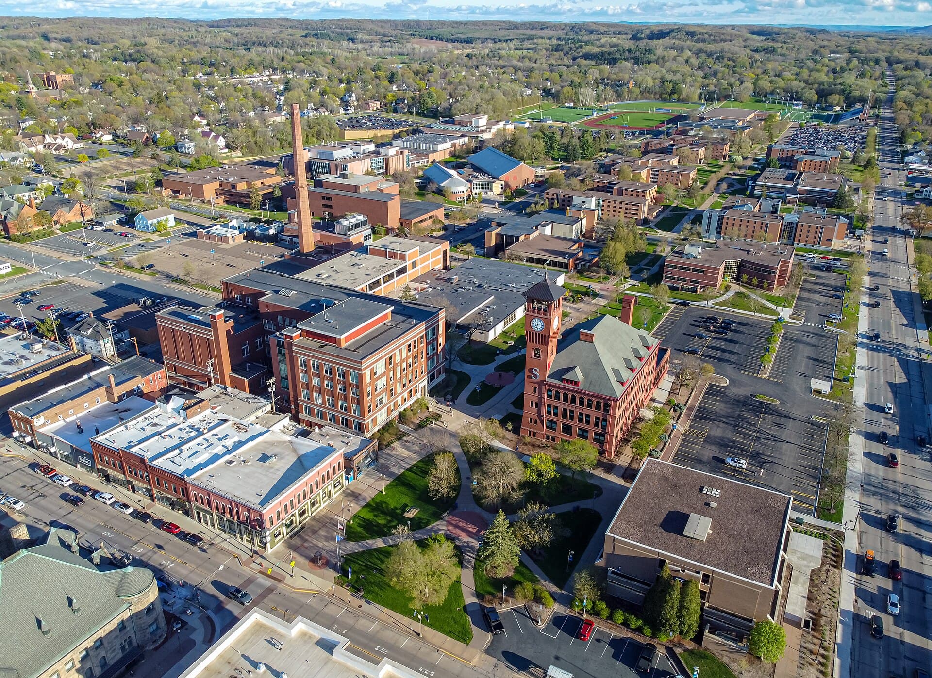 The University of Wisconsin-Stout campus
