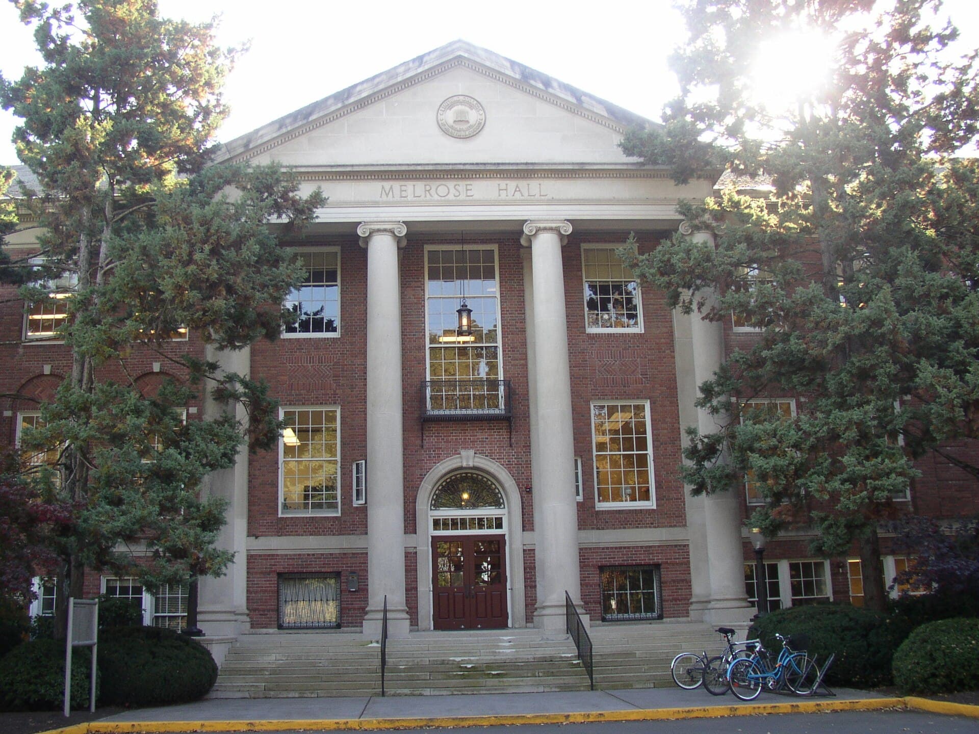 The Linfield University campus